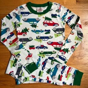 Hanna Andersson Pajama Set - Holiday Christmas Trees Kids' Size 10 US - Organic